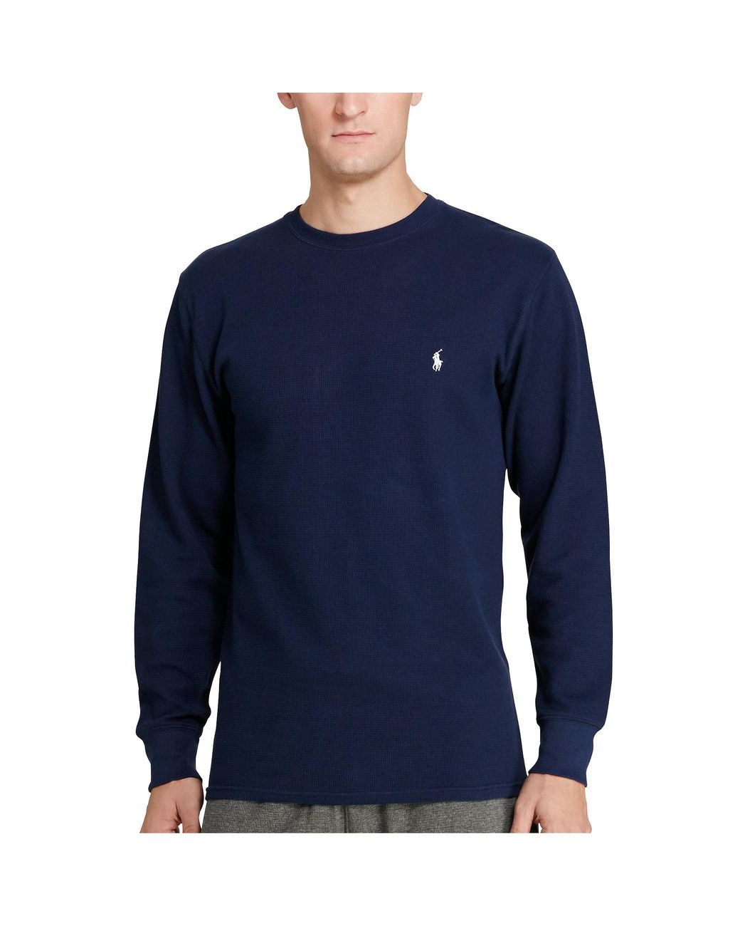 polo ralph lauren waffle knit thermal